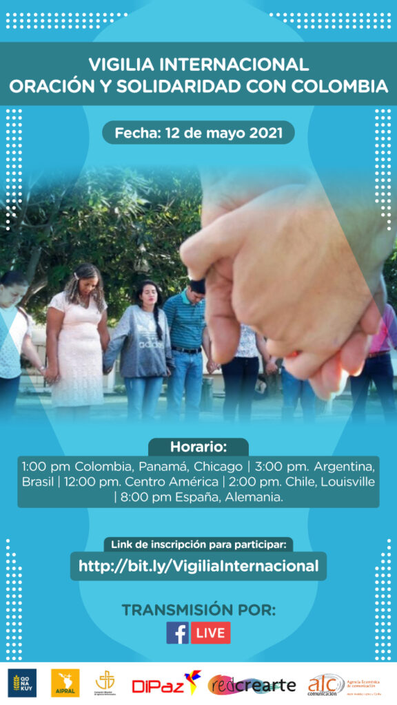 Vigilia Internacional de Oración y Solidaridad con Colombia